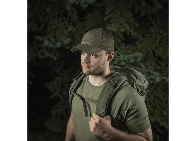 Бейсболка M-Tac тактична з сіткою Elite Flex Dark Olive Фото 2